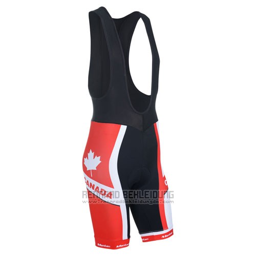 2014 Fahrradbekleidung Monton Champion Kanada Trikot Kurzarm und Tragerhose